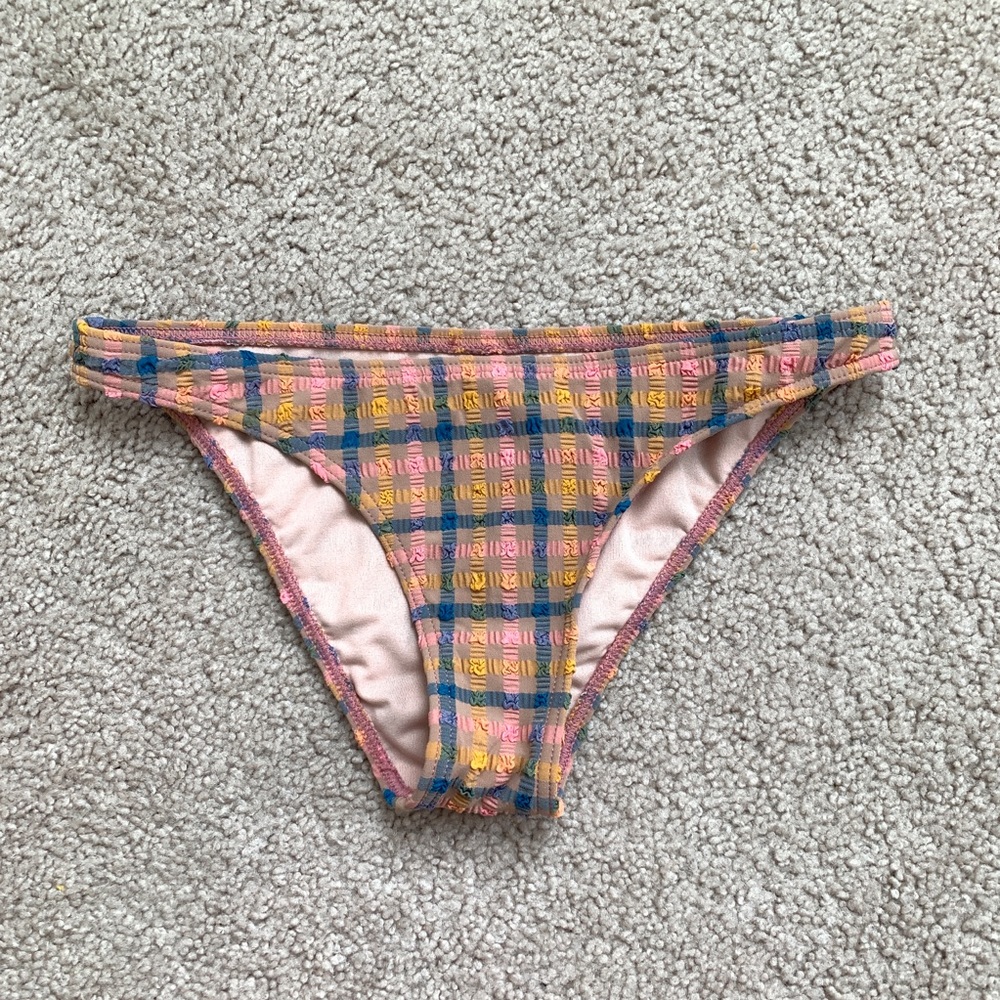 Billabong - sunshine check bikini bottoms